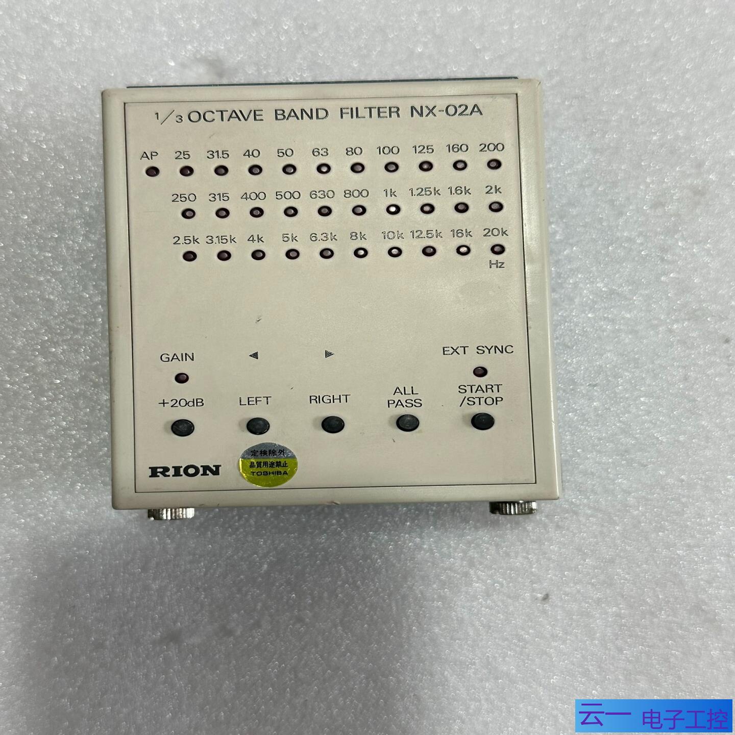 RION 13 OCTAVE BAND FILTER NX；议价
