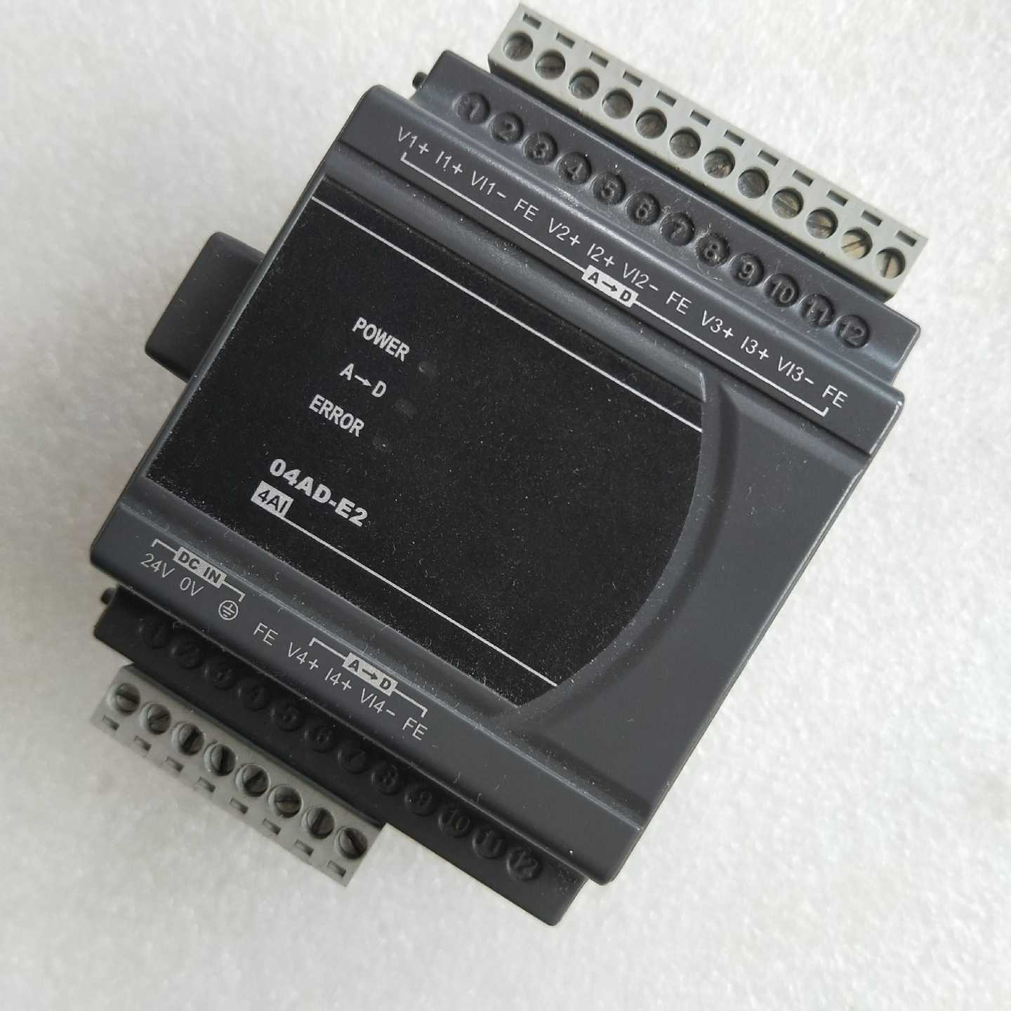 台达PLC模块，DVP04AD-E2充新未上机使用--议价商品