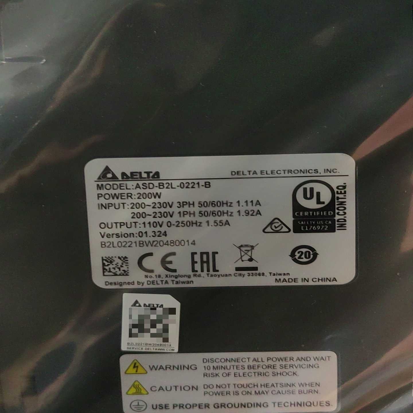 台达驱动器ASD-B2L-0421-B，ECM-B2M-C1--议价商品
