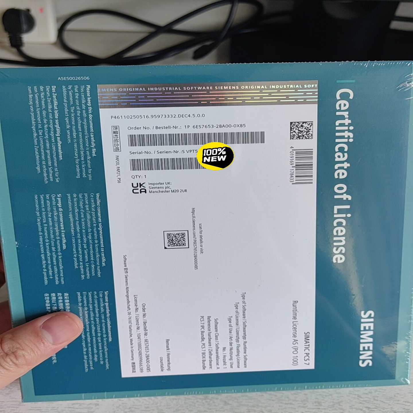 全新原装正品未开封6ES7653-2BA00-0XB5，原装