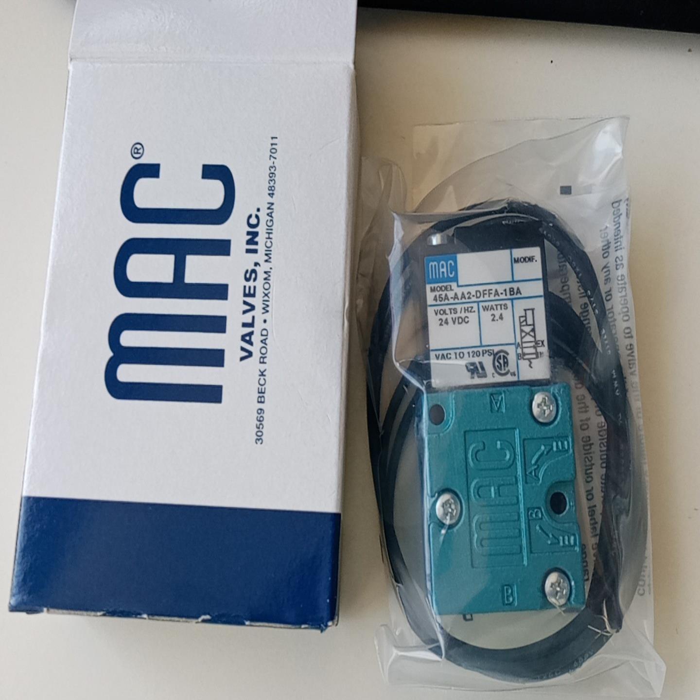 MAC电磁阀45A-AA2-DFFA-1BA，正询价