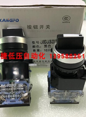 祥普 正 LA86D-LA38-11X2/203 LA38-20X3/203 转换开关 银点铜件