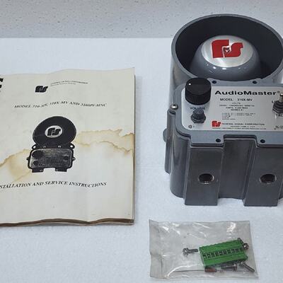 Intercom Industriel Federal Signal Audiomaster Modle 310XMV
