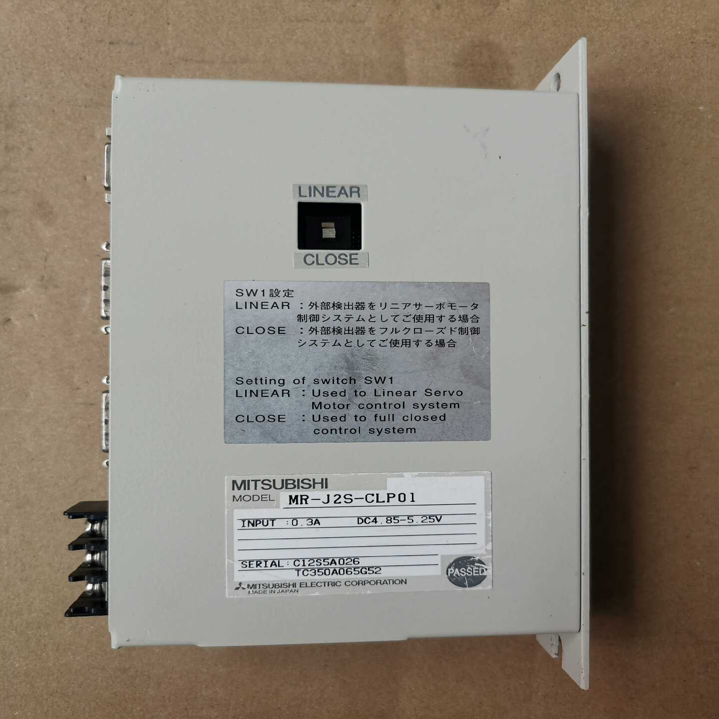 MITSUBISHI驱动器MR-J2S-CLP01，成色询价