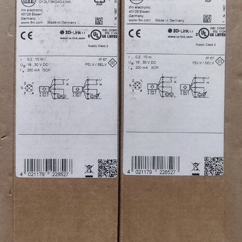 议价易福门ifm激光测距感测器 O1D105 型号O1DLF3KG/IO-LINK 原装