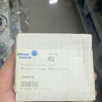 议价JohnsonControls森压力表型号H532D