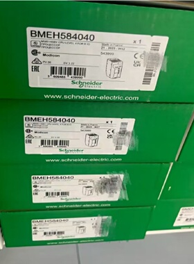 议价施耐德X80 PLC BMEH584040 M580CPU模块 BMEH584040