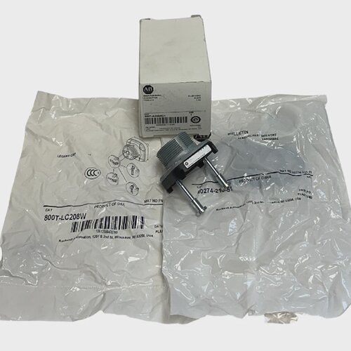 ALLENBRADLEY800TA208WD1T30毫米推扣闪光头黑色1NO原始设备制造