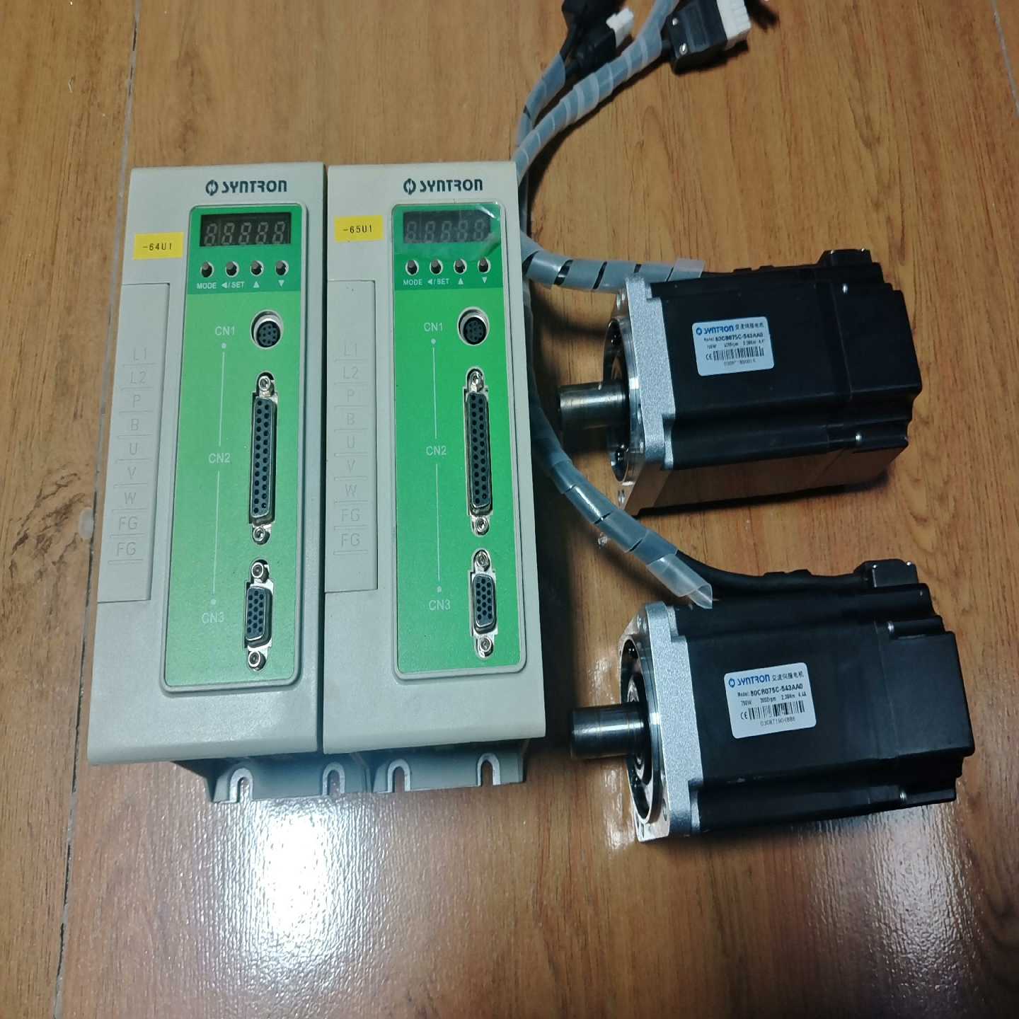 咨询-750w森创伺服电机套装MS0075E，电机80CB075C