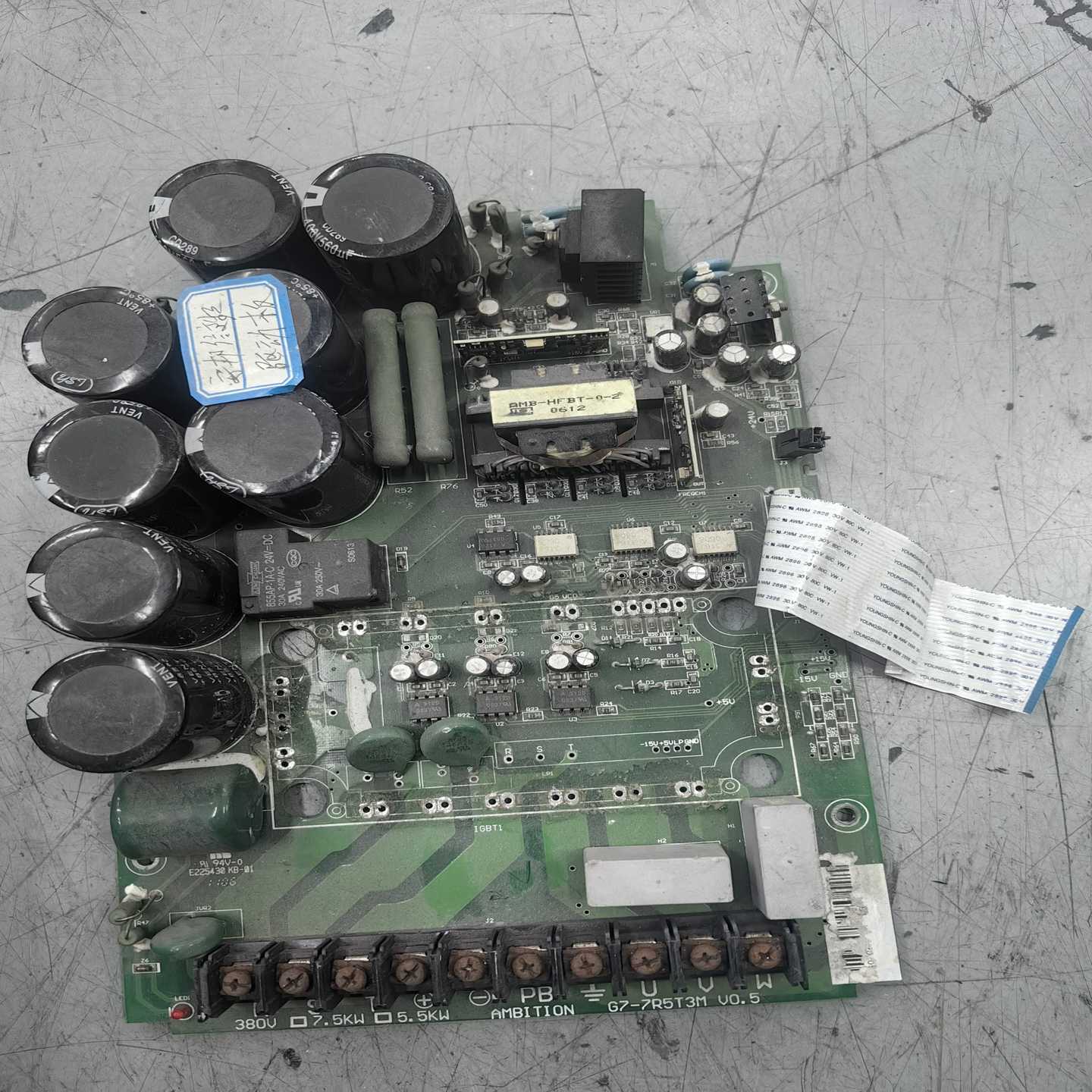 安邦信7.5KW变频器驱动板G7-7R5T3M模块已拆，板子询价