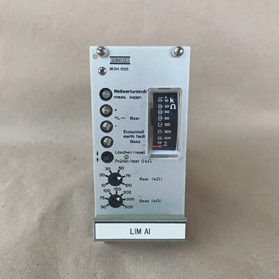 BENDER IRDH1025MYX INSULATION MONITORING DEVICE