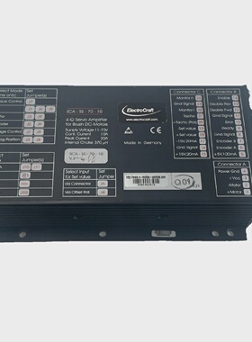 ELECTROCRAFT SCASS7010 4Q SERVO AMPLIFIER FOR BRUSH DCMOTOR