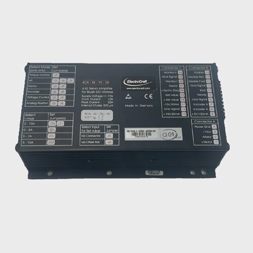 ELECTROCRAFT SCASS7010 4Q SERVO AMPLIFIER FOR BRUSH DCMOTOR