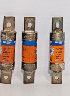 Lotof3:FerrazShawmutAmp-Trap2000AJT80,80AmpFuses