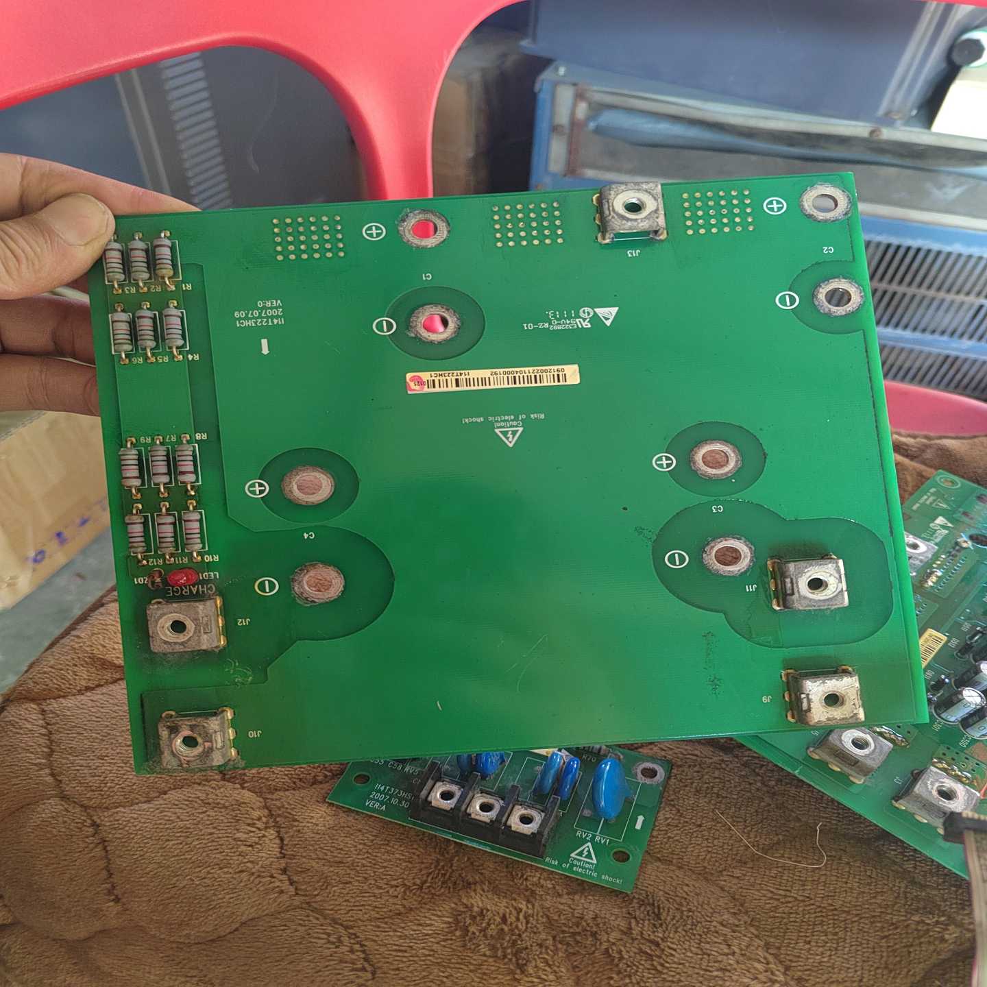 【议价】蓝海华腾变频器电容触发板I14T223HC1适用