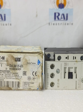 EATONMOELLERDILM17-01XTCE018C01电源接触器3POLE1NC230-
