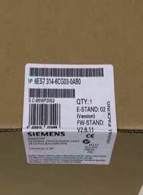 议价6ES7 314 6ES7314-6CG03-0AB0 西门子 原装 S7-300 CPU 314C-