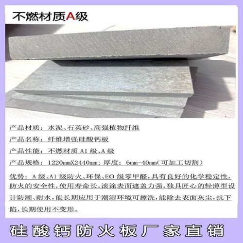 水泥板水泥纤维板硅酸钙板阁楼板增强钙板防火钙板纤维板隔层装饰