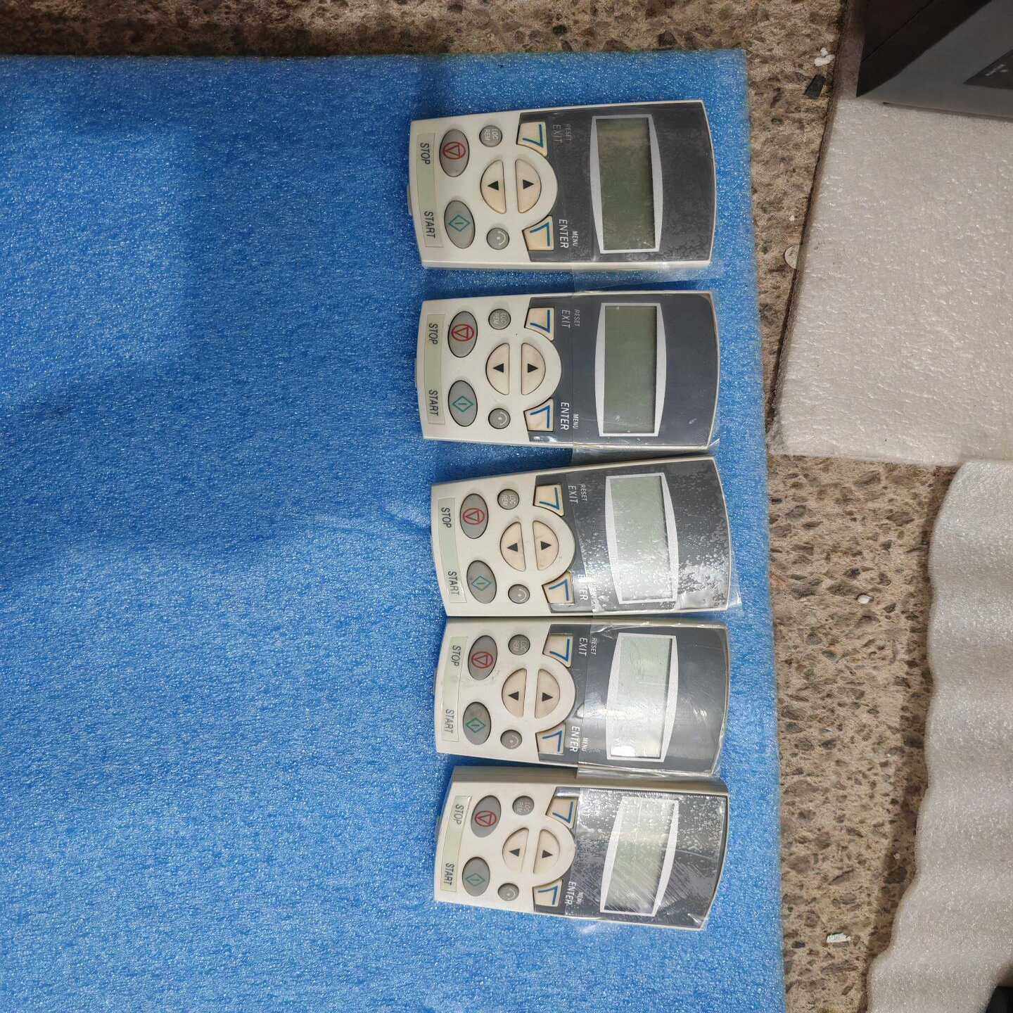 变频器英文面板ACS-AP-C，功能，有5个，