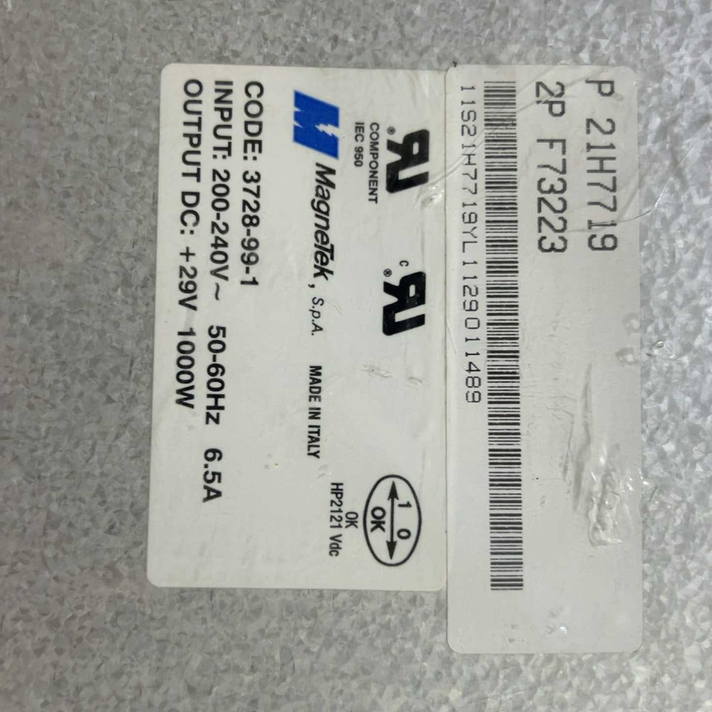 议价进口MagneTek电源，3728-99-1，输出29伏，1