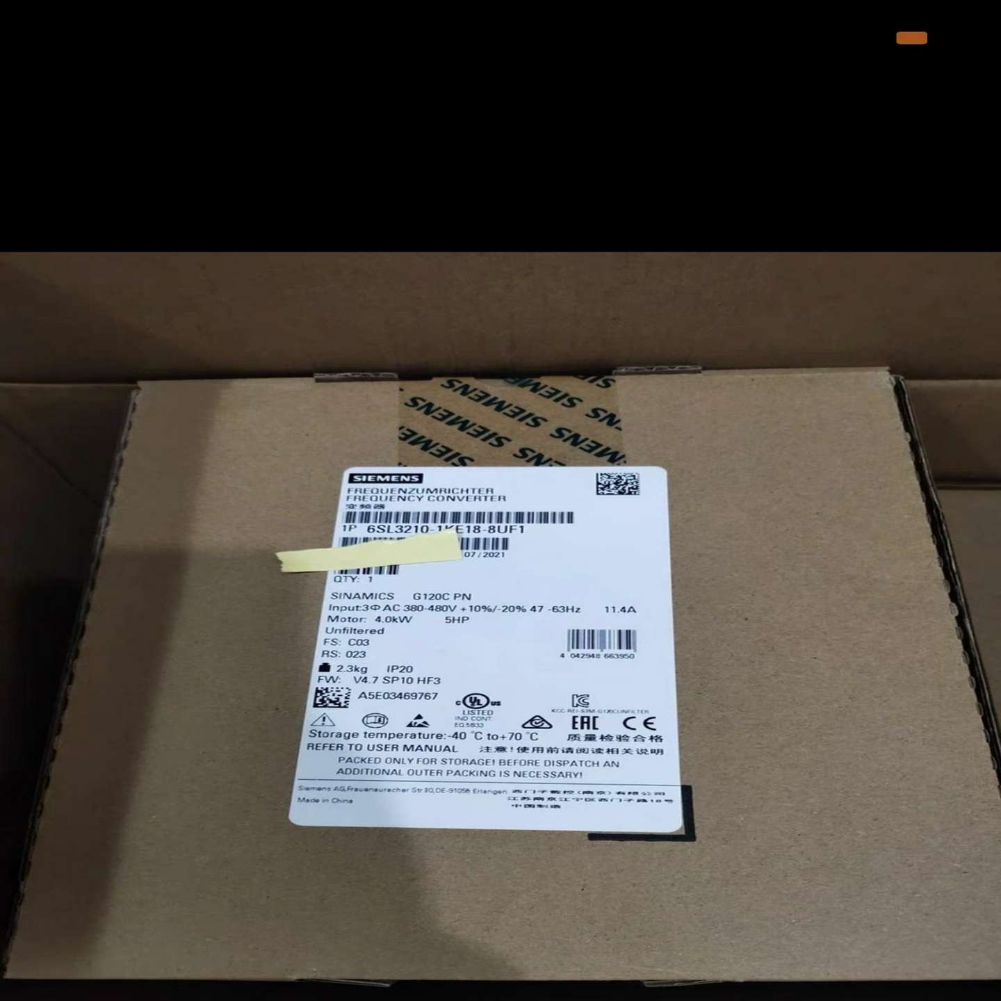 询价~ 6SL3210-1KE18-8UF1。 速秒30