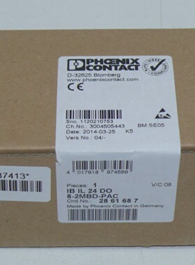 议价NeuOvp Versielt Phoex Contact 2861687 Ib Il 24 Do 82MbdP