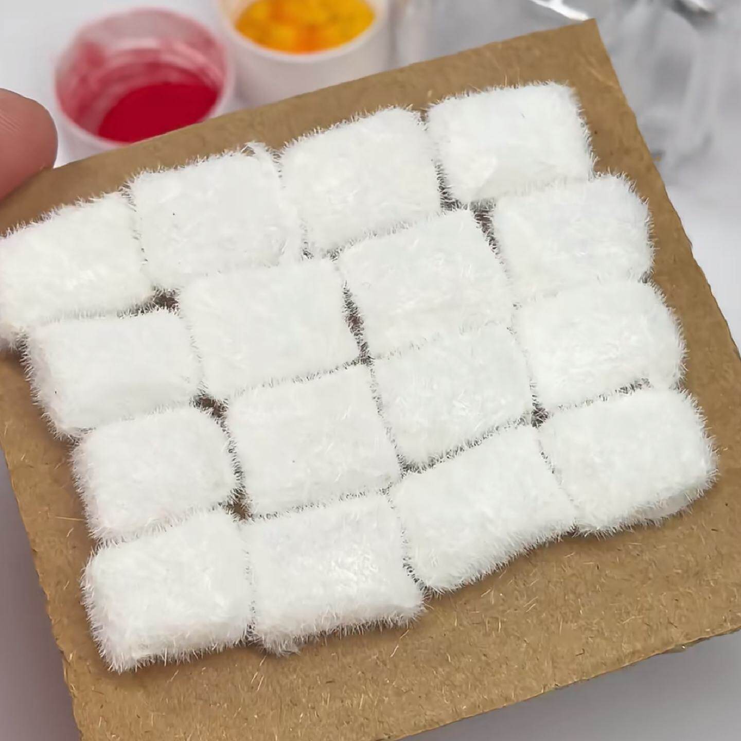 自制模拟摆摊霉豆腐霉豆腐玩具diy材料亲子互动cosplay道具套装