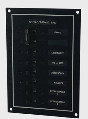 Paneltronics Marine Electrical AC Panel 120 VAC  240 VAC 8in