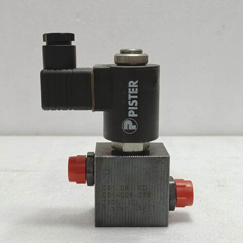 Pister 091.08 ED Solenoid Valve 230V 10L 091008078  GDML 201