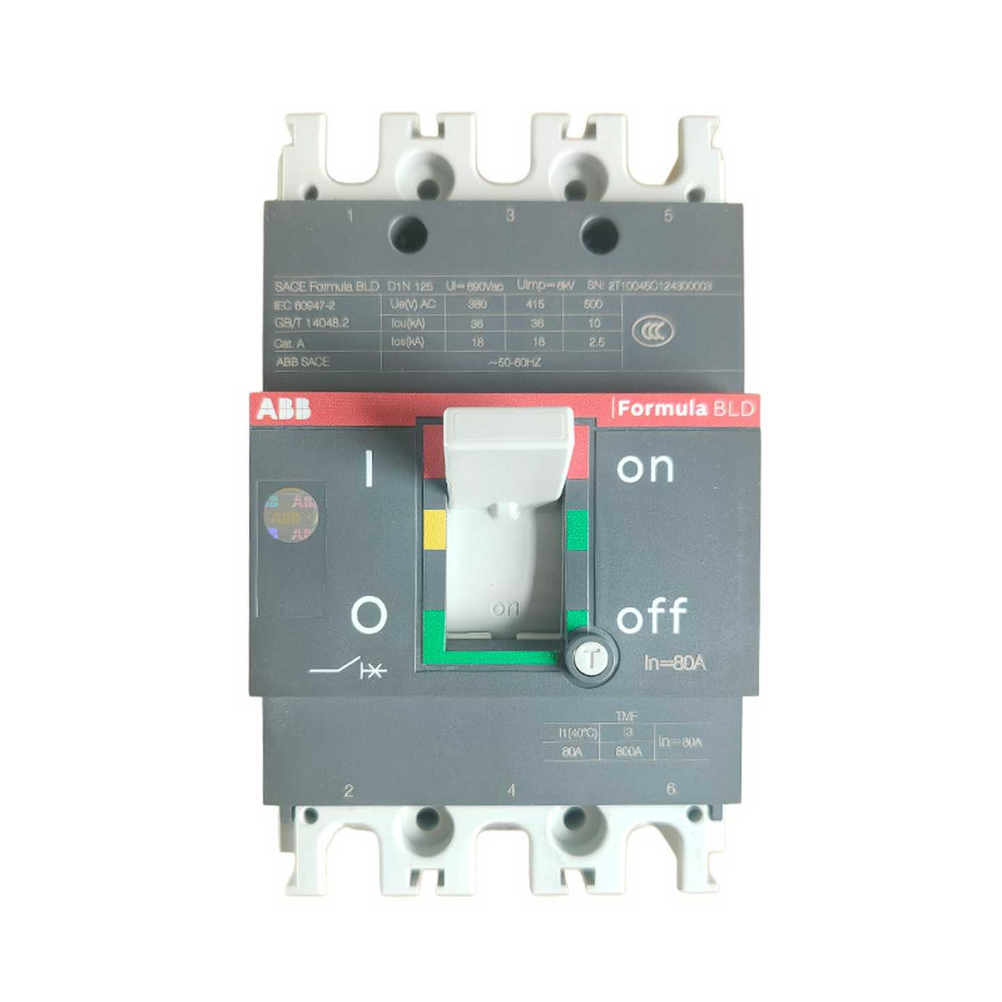 D1N125TMF80/800FF3PABB塑壳断路器102666511SDA127834R1