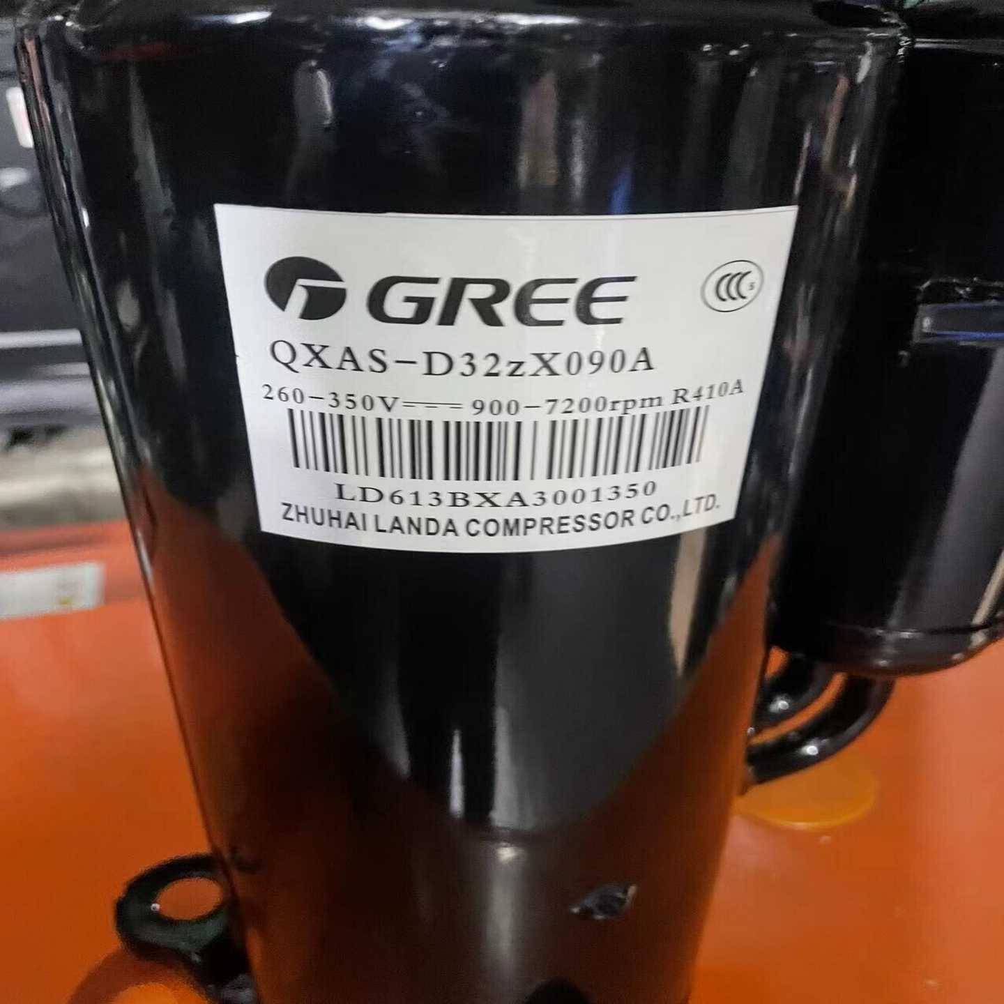 询价格力凌达变频压缩机型号：QXAS一D32zX090A，使用R