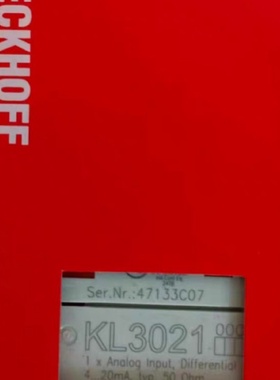 KL3021倍福模块全新正品行货现货供应-议价