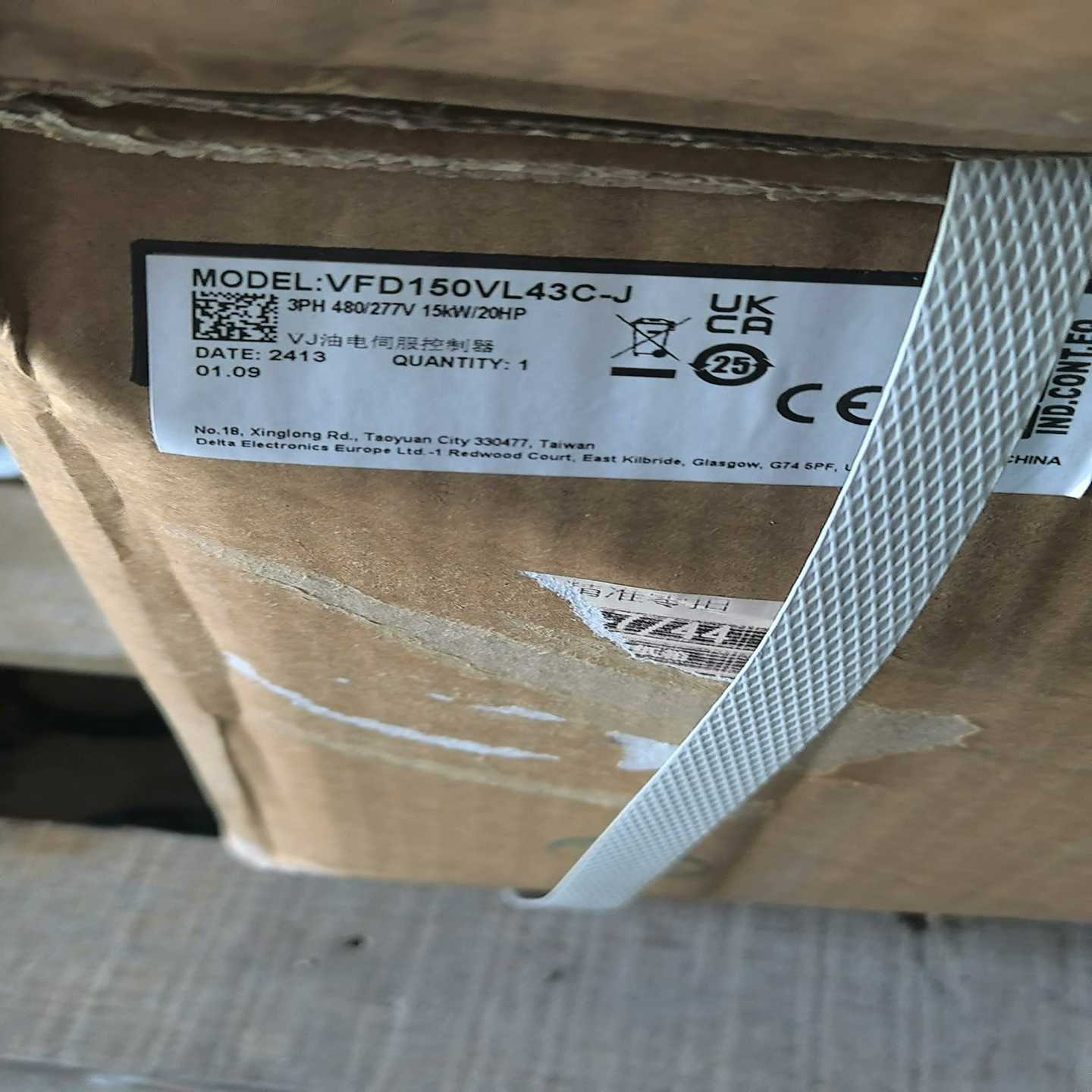 VFD150VL43C-J台达15KW,注塑机货,3台~询价