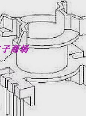 PQ23高频变压器磁芯骨架立式60十套一包