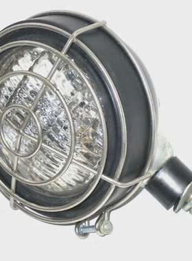 NOS NEW Vintage STEWART WARNER HEAD Lamp w Guard 48V