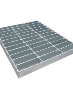 不锈钢格栅板齿形防滑光伏通道钢格板水篦子平台花纹踏步板走道板