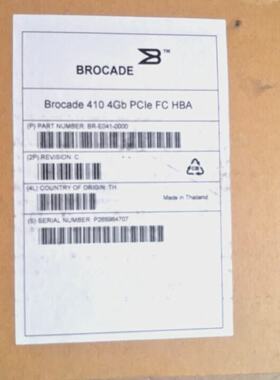 1PCBROCADE BRE041 410 Fibre Channel HBA4GB BRE0410000L325016