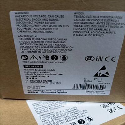 3RK1903-1BA00西门子安全模块全新原装正品现货