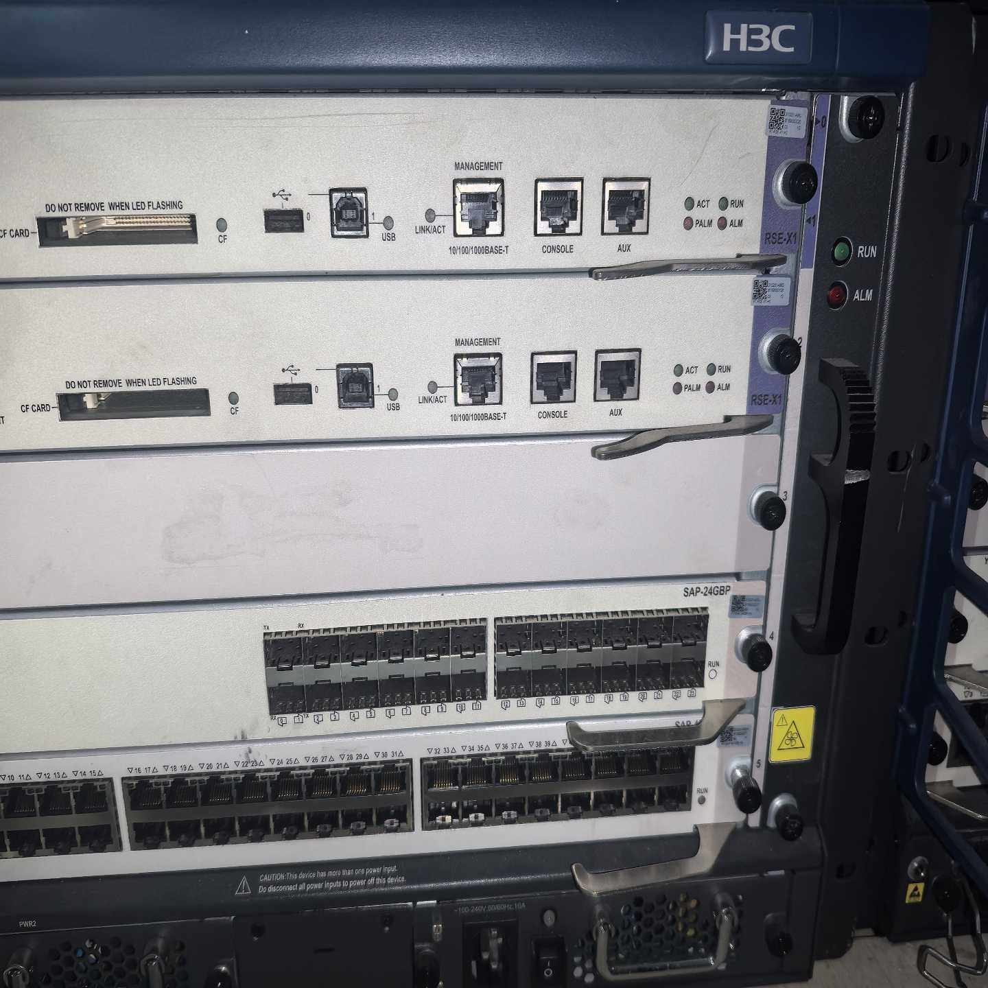 H3CSR6608企业级路由器一台，双电双主控，RSE-X-议价