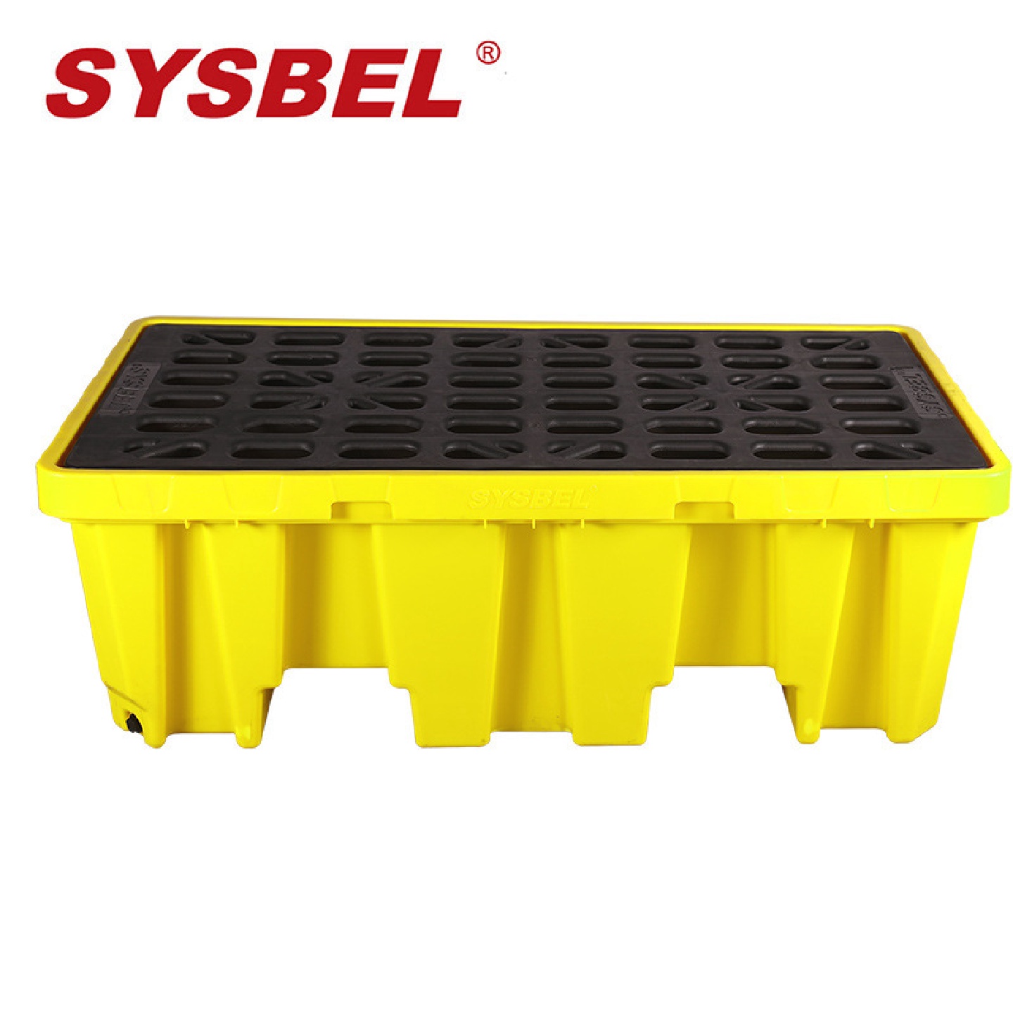 西斯贝尔SYSBEL聚乙烯两桶盛漏托盘防渗漏托盘化学品防泄漏托盘