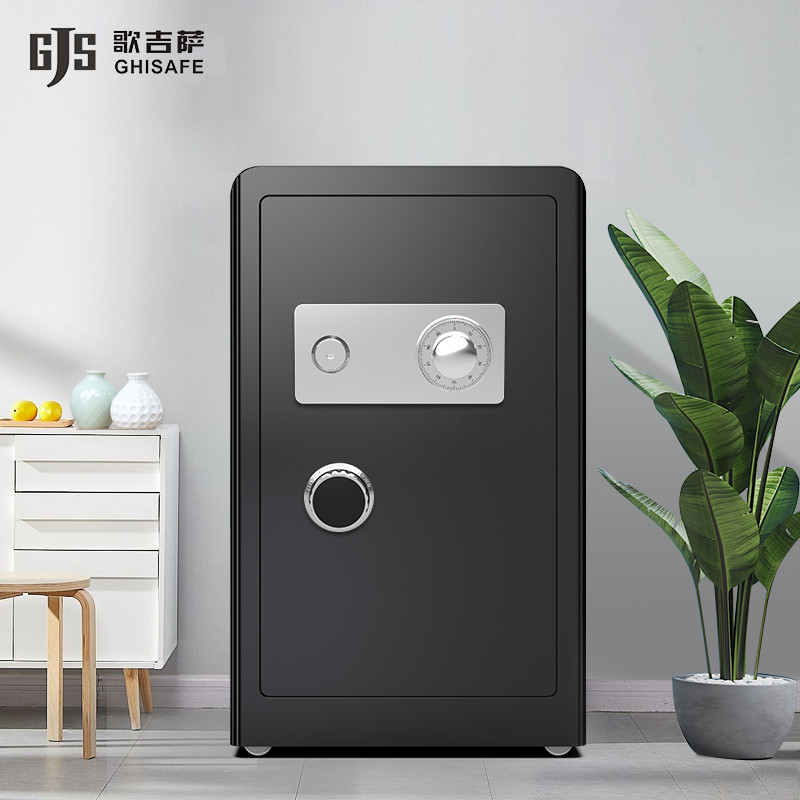 2025新款机械锁保险柜家用办公室老式手动床头柜隐形防盗机械