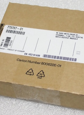 NI 9403 WITH DSUB 32CHANNEL 7 US TTL INPUT OUTPUT MODULE SEA