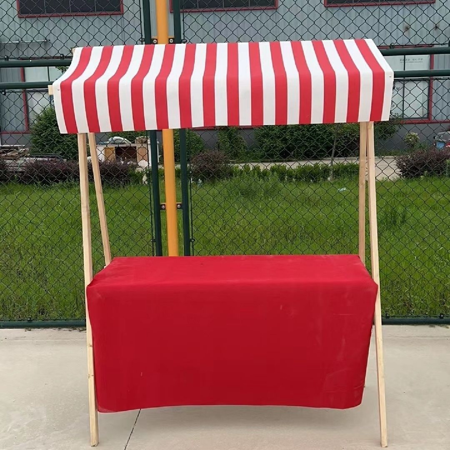 户外摊位架移动箱体夜市摆摊活动棚售货车促销台集市木质折叠花车