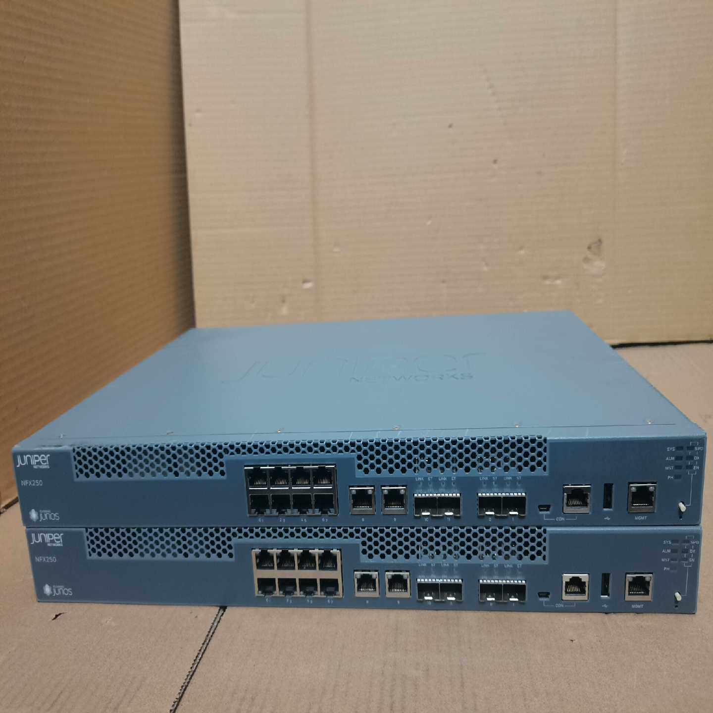 juniper瞻博NFX250-S1高端万兆防火墙。测试完--议价商品