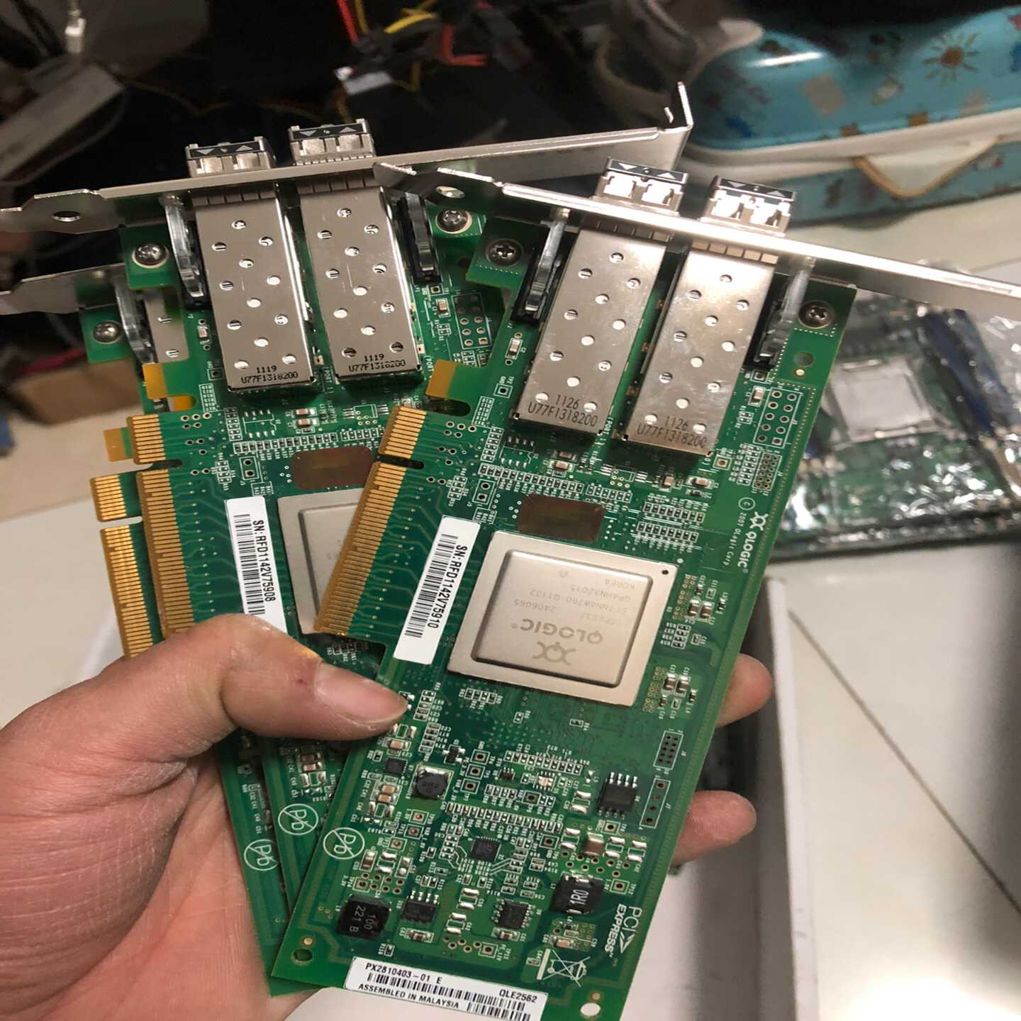 询价原装8GHBA光纤卡QLE2562有10个