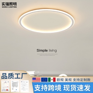 客厅灯灯具灯饰ins 简约卧室灯led吸顶灯现代书房圆形创意北欧个性
