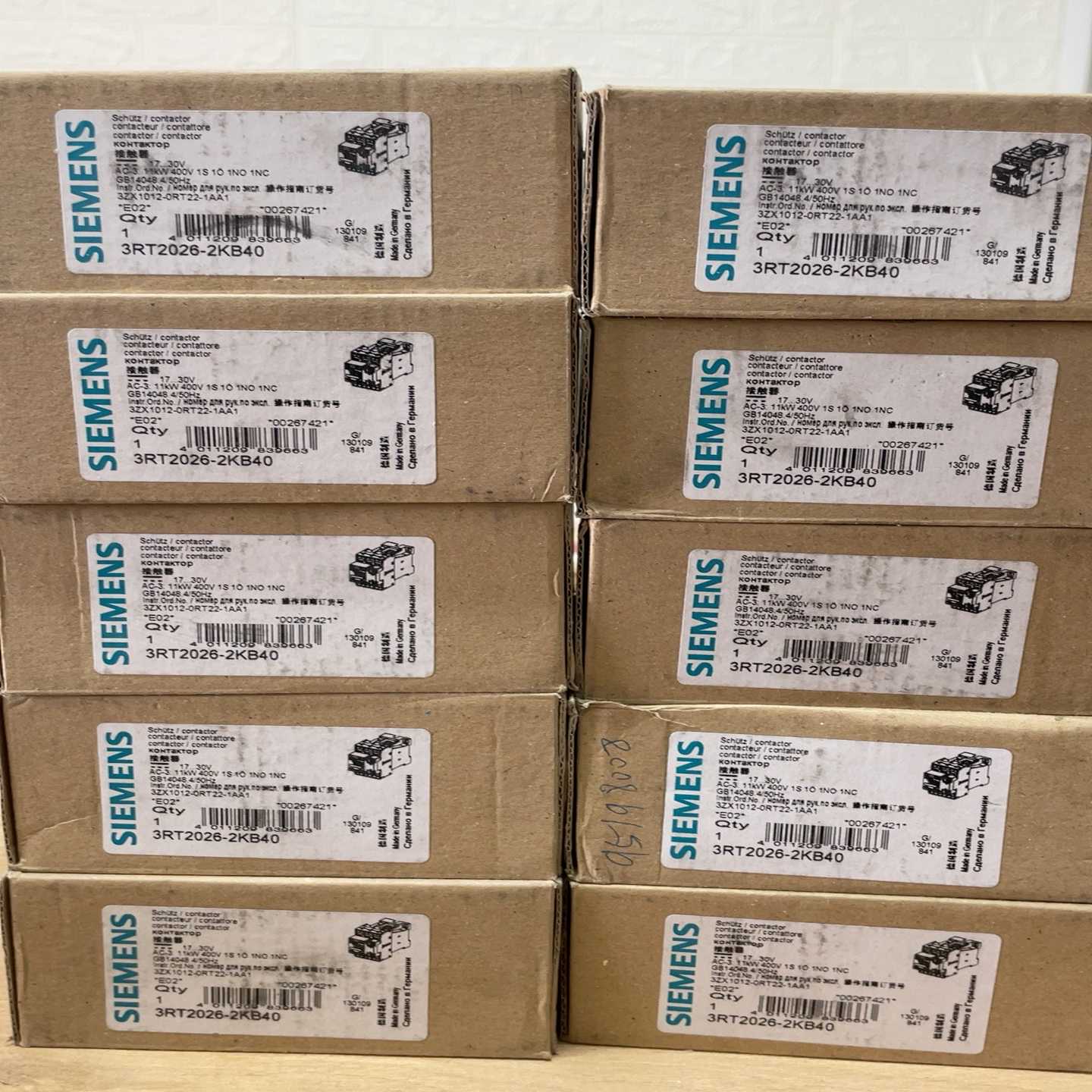接触器3RT2026-2KB40询价