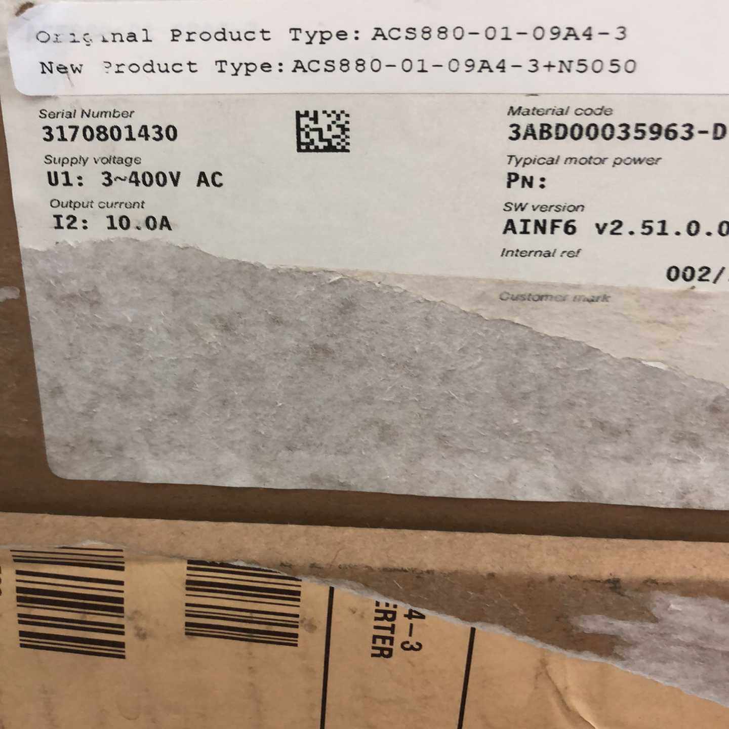 ABB变频器ACS880-01-09A4-3（佳毅工控）