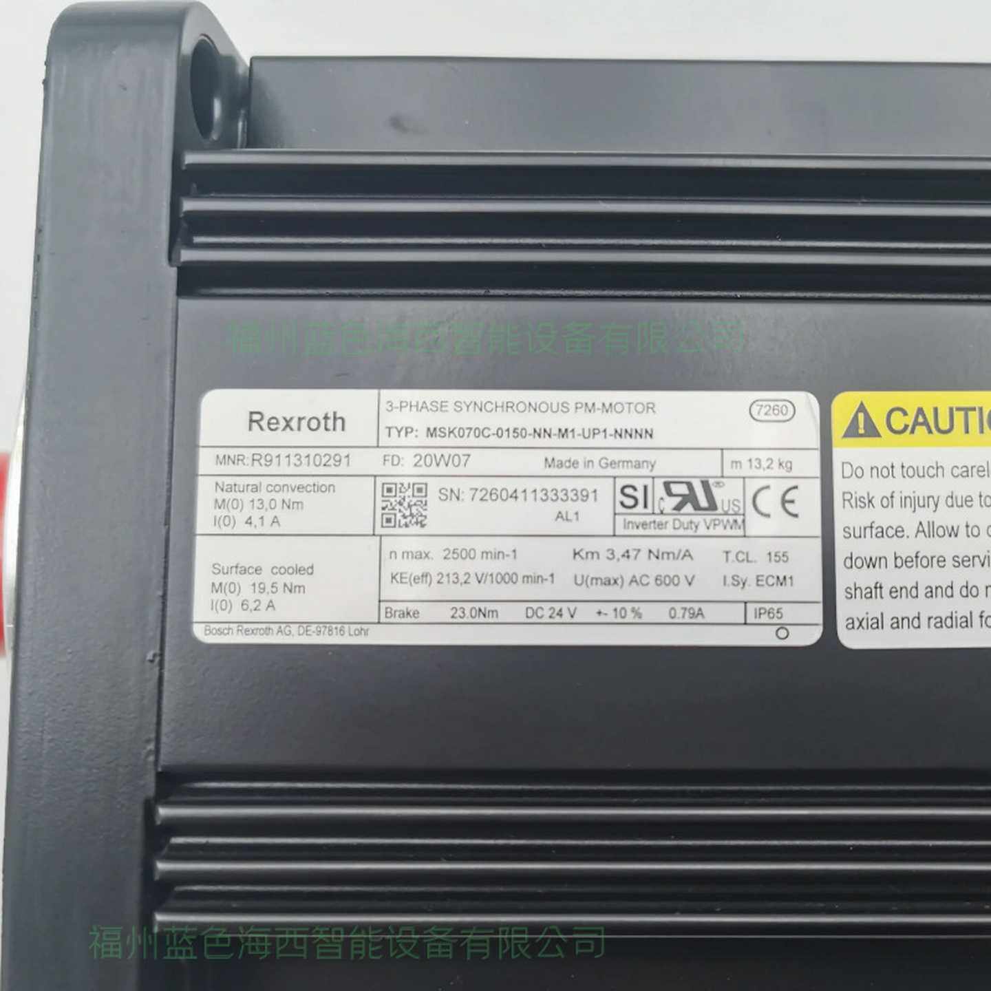 力士乐伺服马达MSK100B-020g0-NN-M1-BG1-NNNN/R911311889议