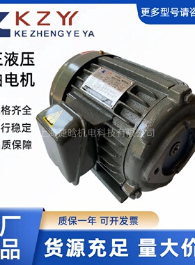 寻“”液压电机KZYY马达KZY油泵7.5HP5.5KWKEZHENG三相异步电动机